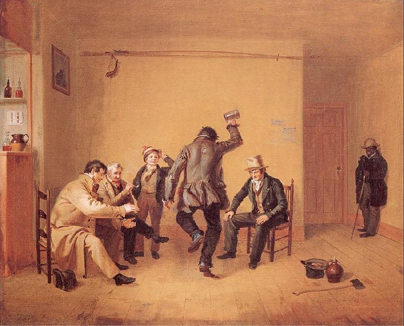 William Sidney Mount Bar-room Scene oil painting image